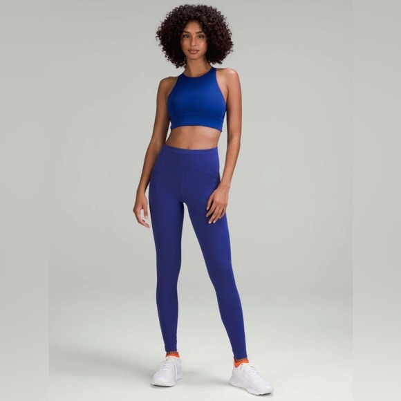 Lululemon Sz0 Swift Speed HR Tight 28"*Brushed Luxtreme in Psychic Blue. Ofswlcm - Picture 1 of 9